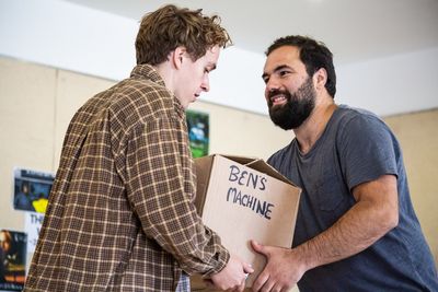 TOM MILLIGAN (playing Ben) with  Photo