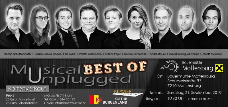 BWW Previews: MUSICAL UNPLUGGED at Bauermühle Mattersburg  Image