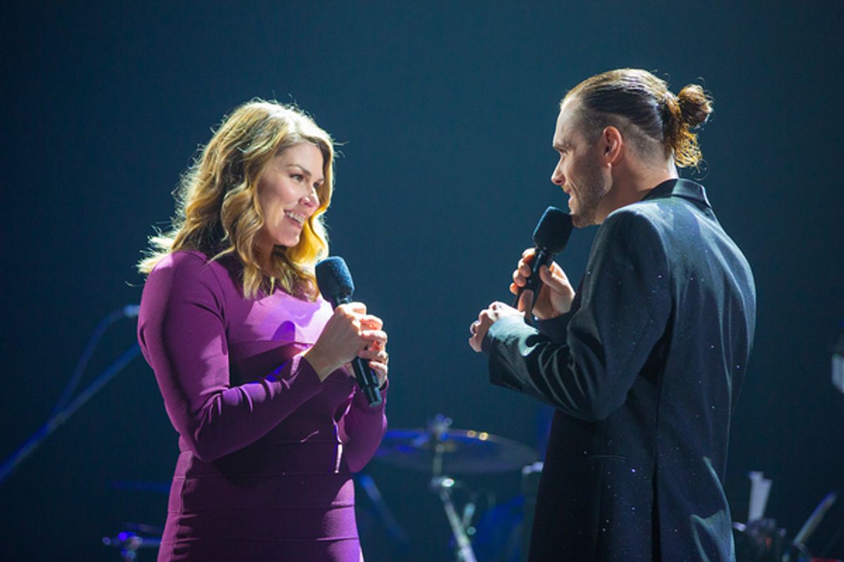 Heidi Blickenstaff and Josh Strickland at 