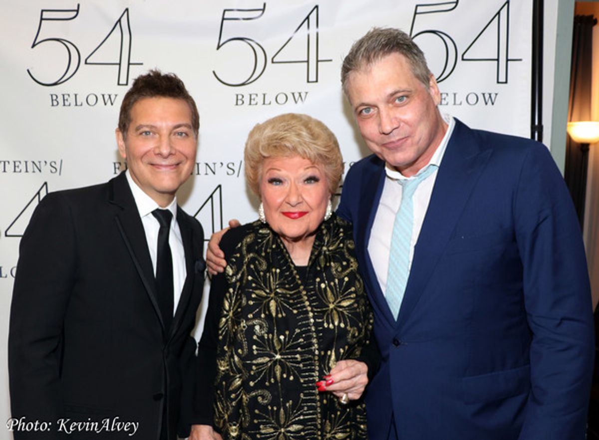 Michael Feinstein, Marilyn Maye, Holt McCallany at 
