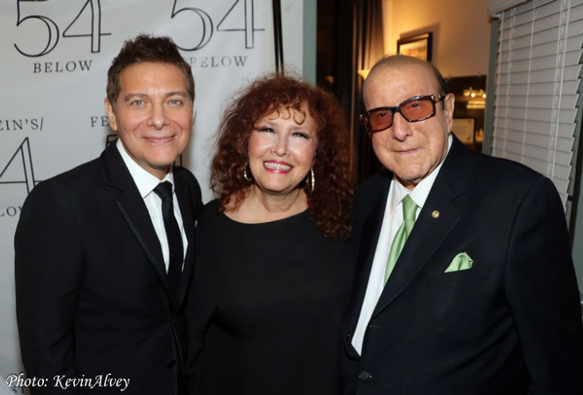 Michael Feinstein, Melissa Manchester, Clive Davis at 