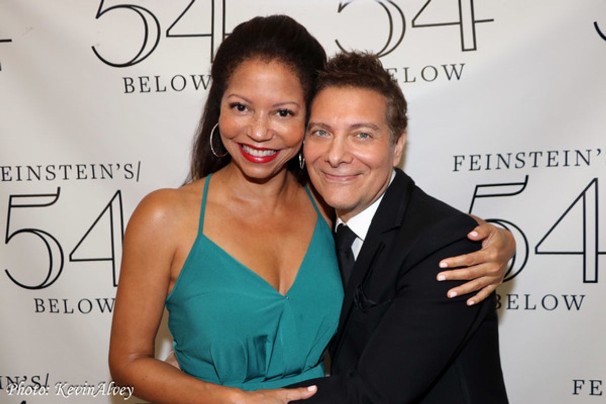 Gloria Reuben, Michael Feinstein at 