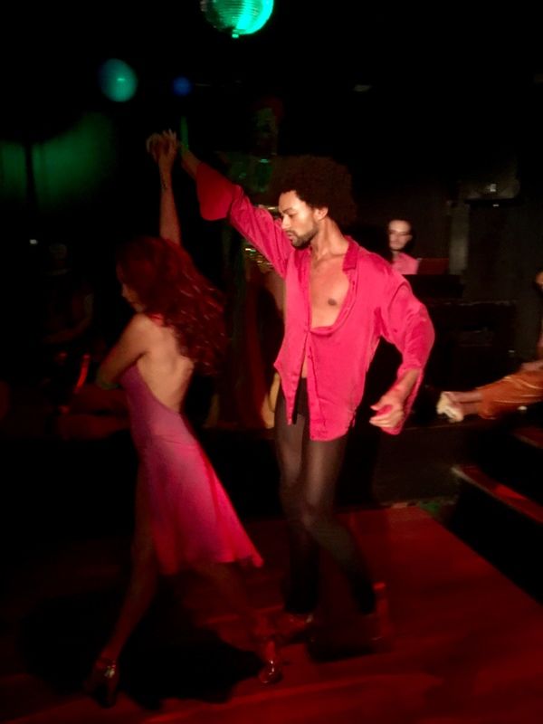 Abdiel Jacobsen and Kristine Bendul in The Color Iz at The Stonewall Inn. Photo by Ci Photo
