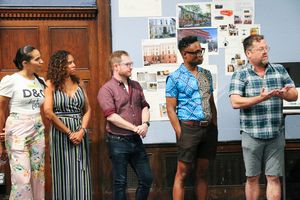 Artistic Director Peter DuBois, Director Billy Porter, and members of The Purists creative team @ BroadwayWorld Artistic Director Peter DuBois, Director Billy Porter, and members of The Purists cre Photo