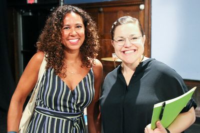 Costume Designer Kara Harmon and Associate Producer Rebecca Bradshaw at the Meet and  Photo