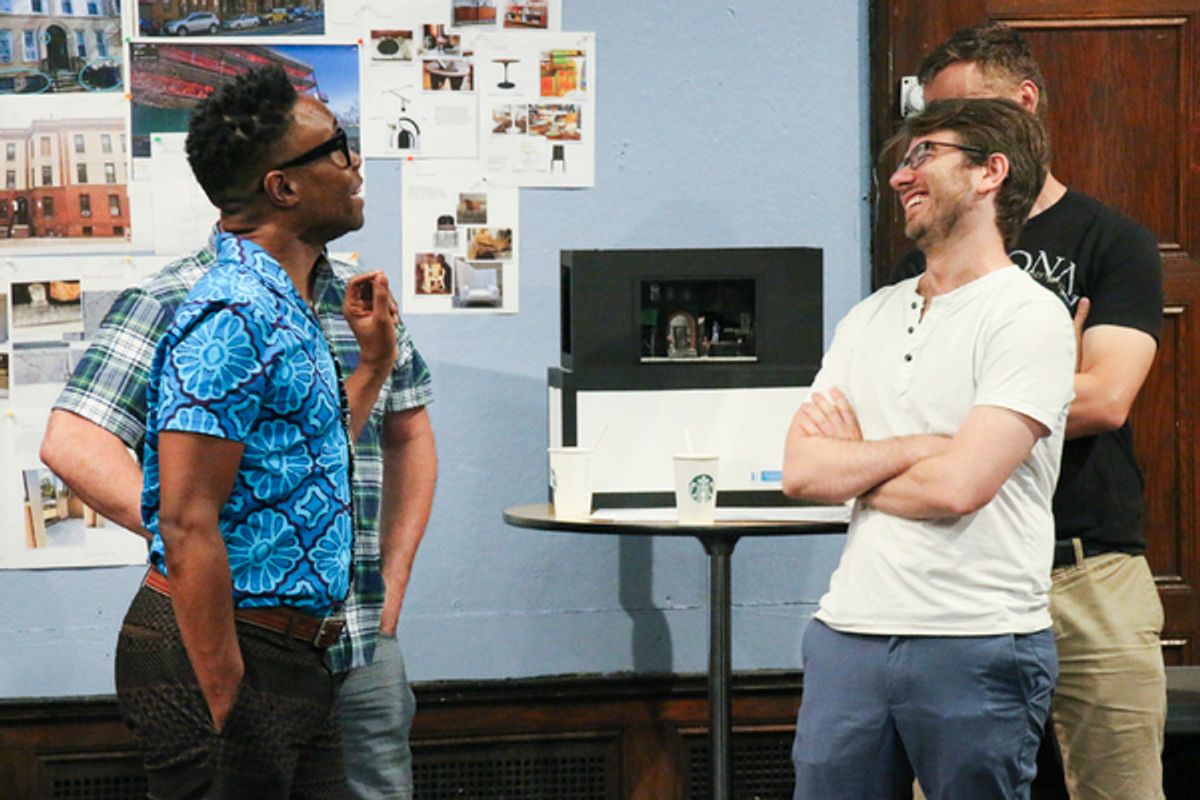 Director Billy Porter and Playwright Dan McCabe at the Meet and Greet at 