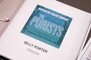 Director Billy Porter''s Binder at the Meet and Greet Photo