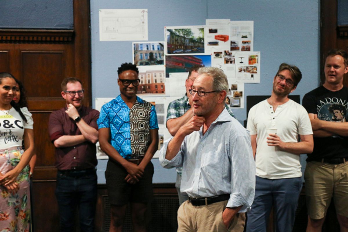 Managing Director Michael Maso welcomes The Purists team to the Huntington Stage at 