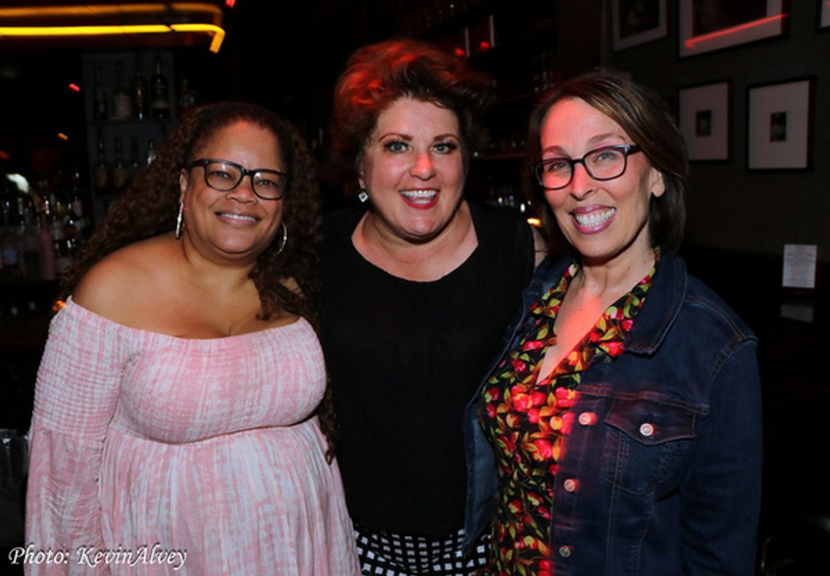 Natalie Douglas, Klea Blackhurst, Susie Mosher at 