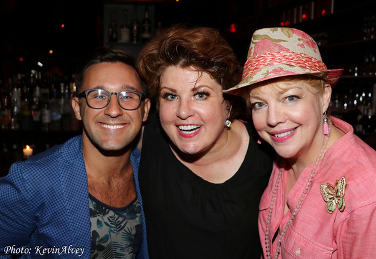 Nicolas King, Klea Blackhurst, KT Sullivan at 