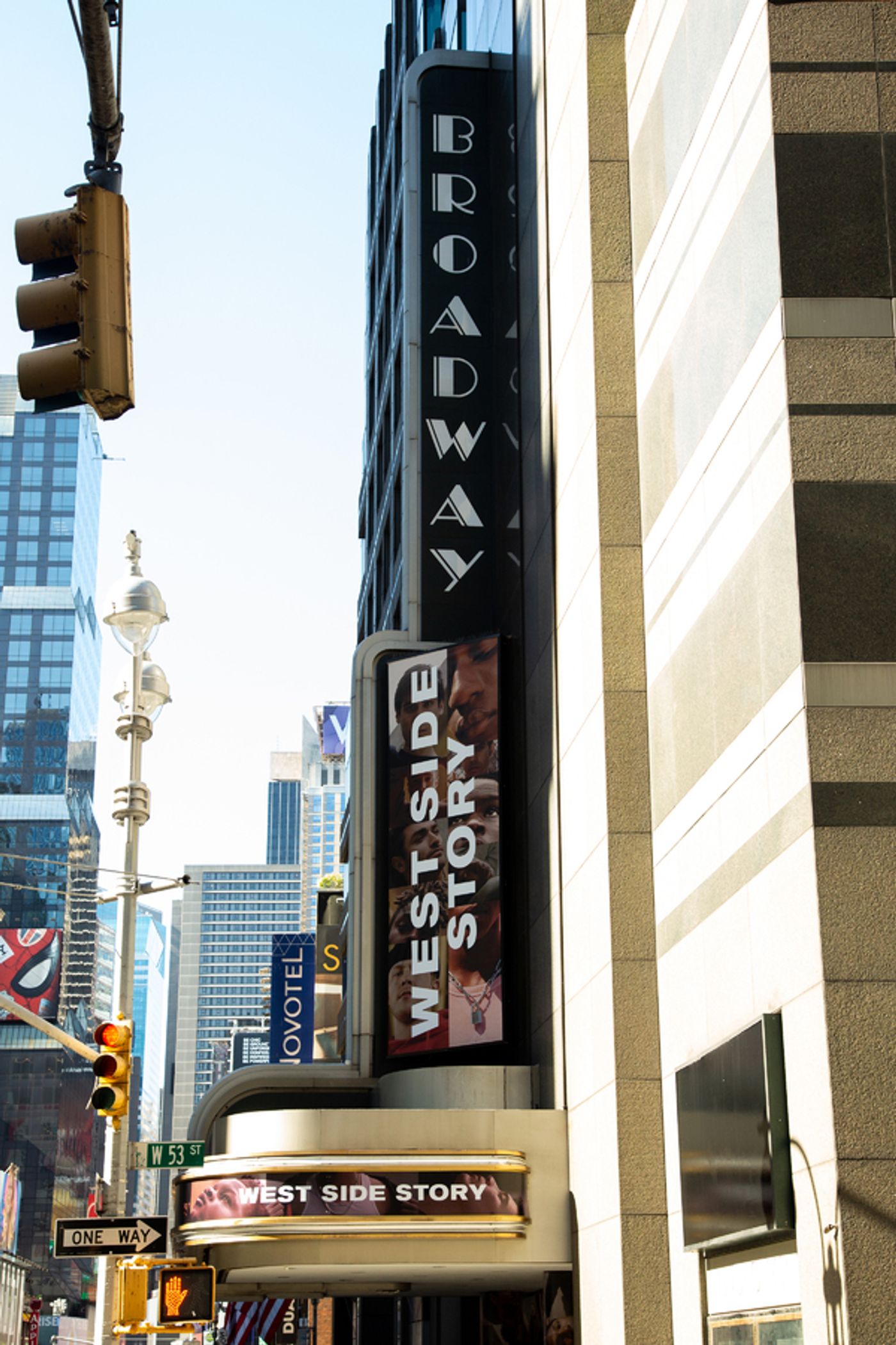 Photo Coverage: WEST SIDE STORY Marquee Goes Live on Broadway  Image