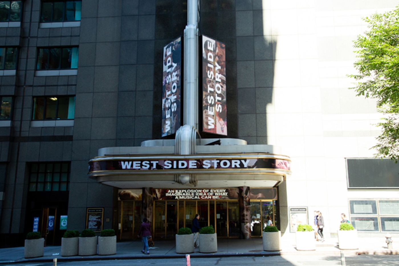 Photo Coverage: WEST SIDE STORY Marquee Goes Live on Broadway  Image