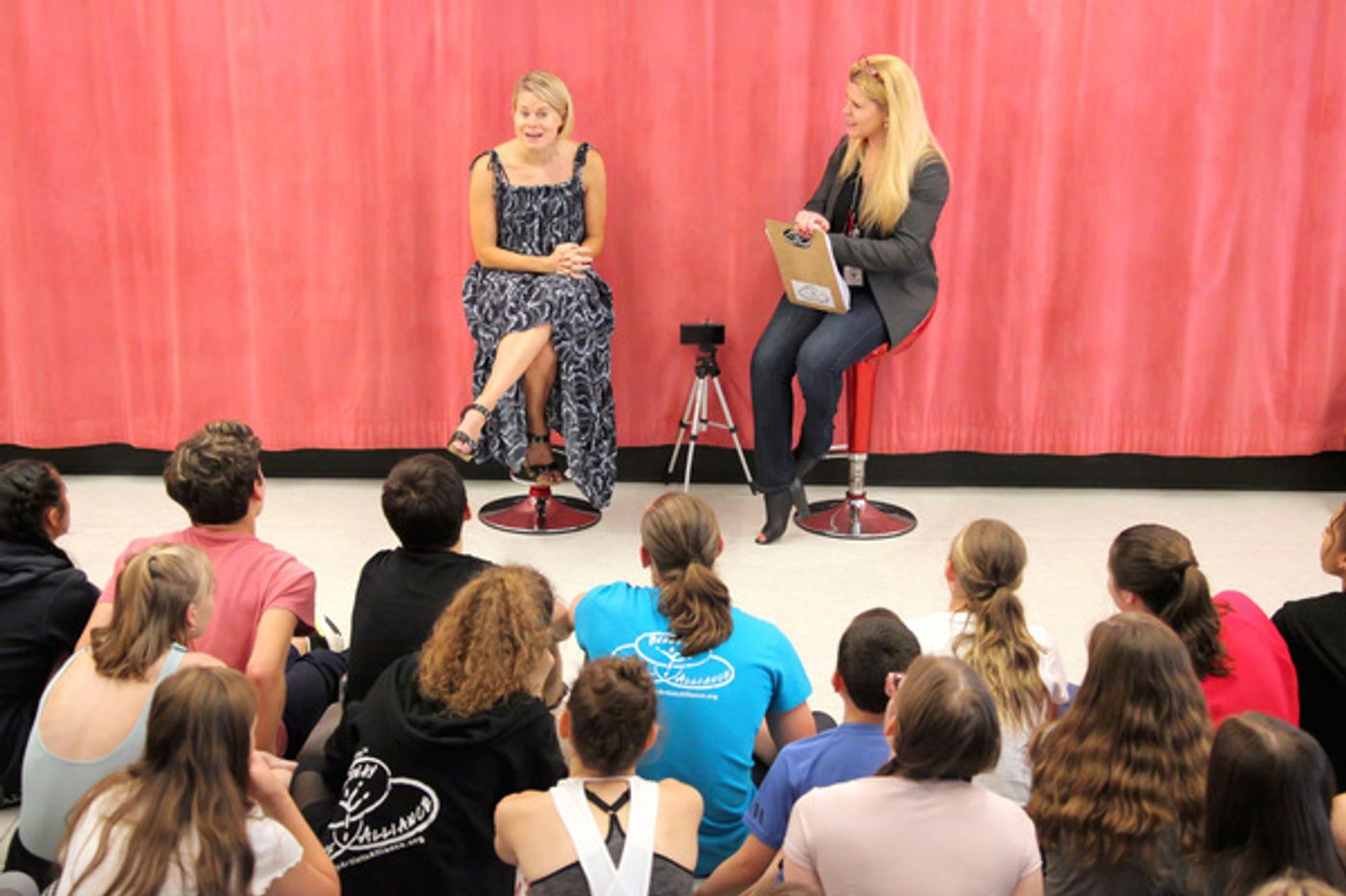 Photo Flash: Tony-Winner Celia Keenan-Bolger Inspires Students At Broadway Artists Alliance  Image