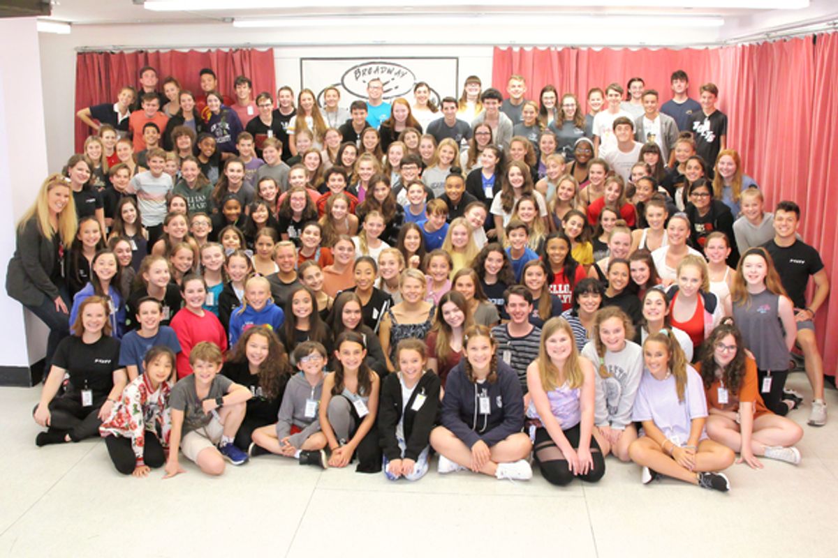 Celia Keenan-Bolger and Students at 