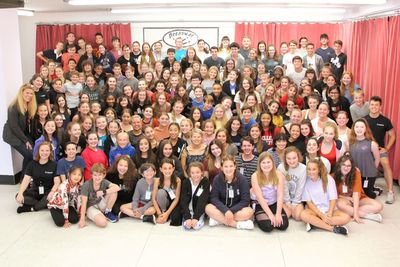 Celia Keenan-Bolger and Students Photo