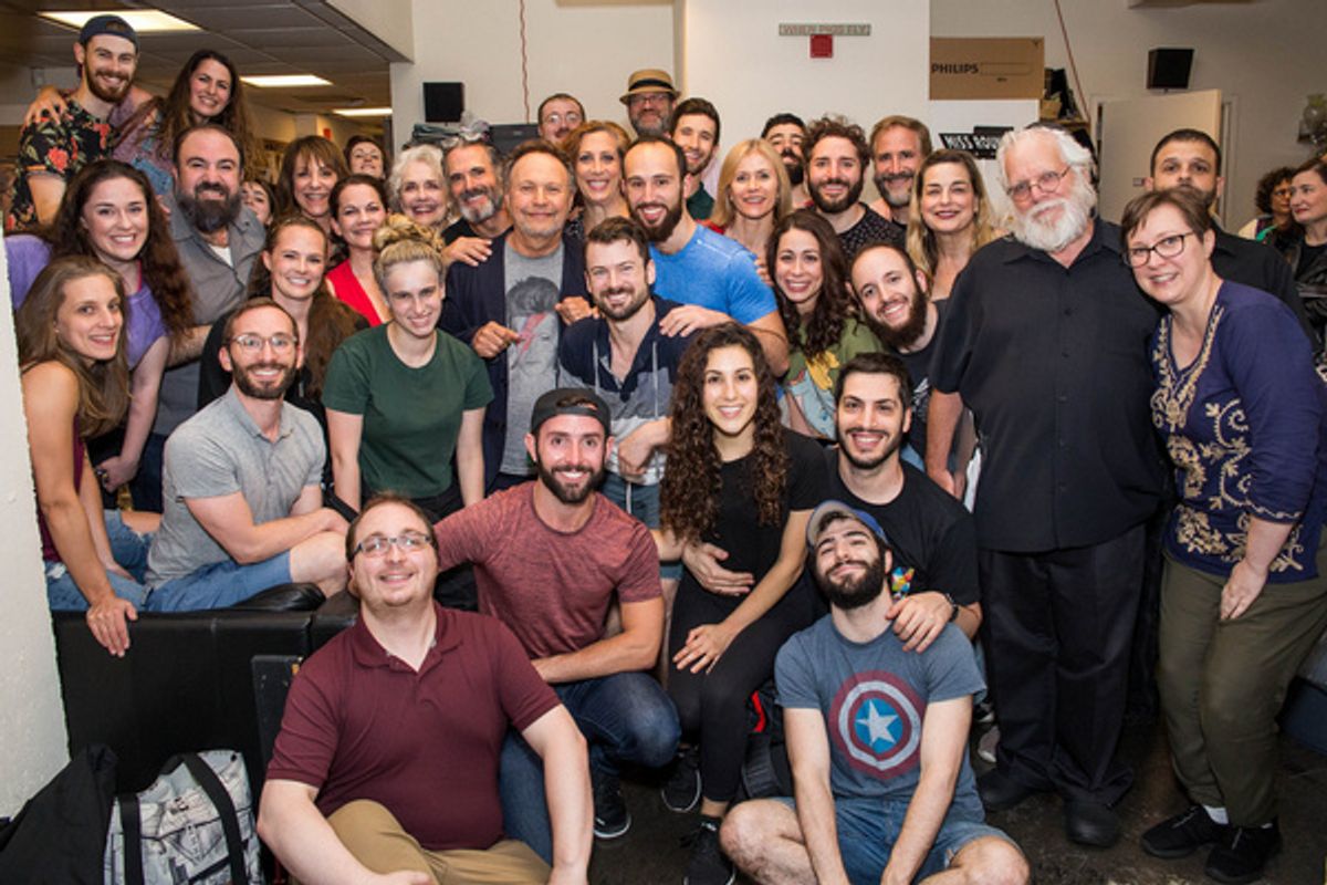Billy Crystal and the cast of Fiddler on the Roof at 
