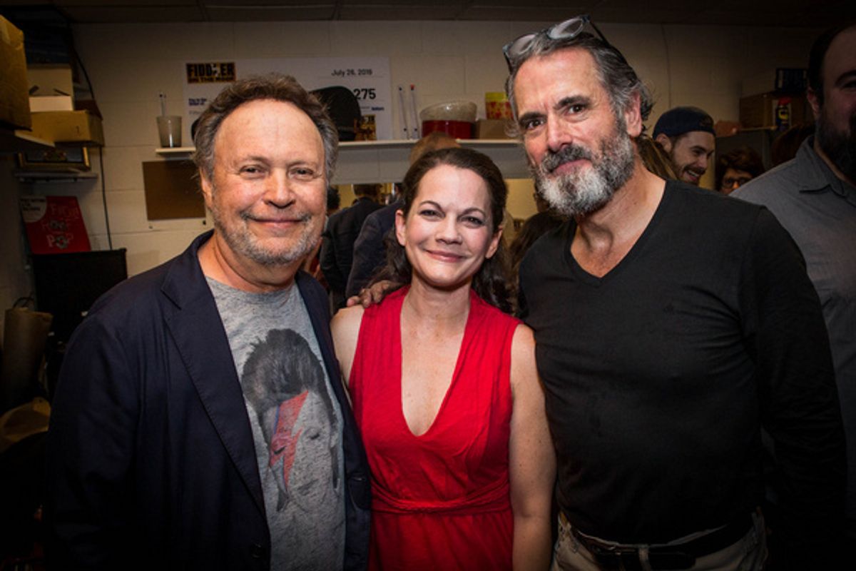 Billy Crystal with Jennifer Babiak and Steven Skybell at 