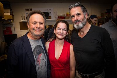 Billy Crystal with Jennifer Babiak and Steven Skybell Photo