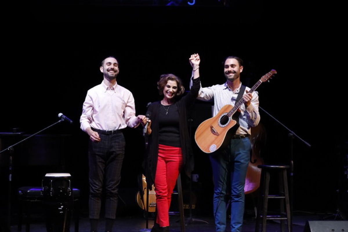 Jack Lipson, Valerie Perri, Benny Lipson at 