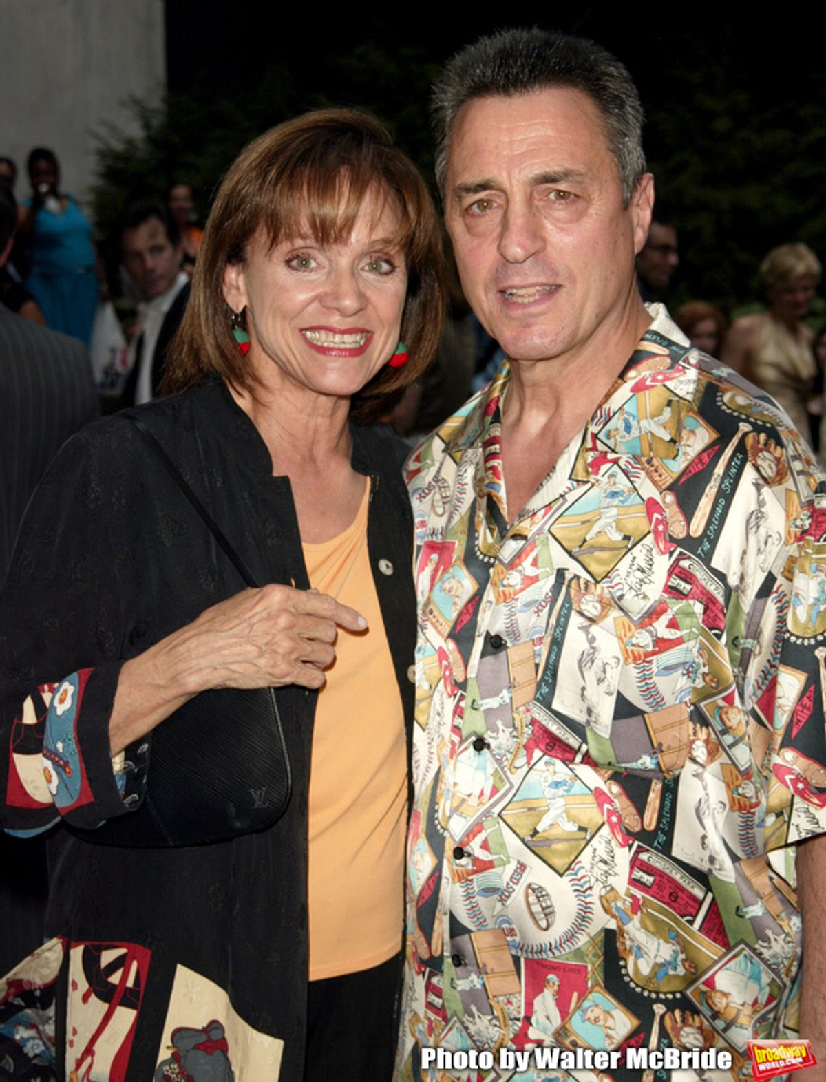 Valerie Harper and Husband Attending the Opening Night Performance for the Roundabout Theatre Company's Off Broadway production of  THE PARIS LETTER at the Laura Pels Theatre in New York City..June 9, 2005. at 