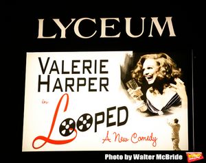 Theatre Marquee for "LOOPED" at the Lyceum Theatre in New York City. Valerie Harper s Photo