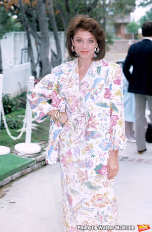 Valerie Harper Attending a Benefit in Beverly Hills, California..September 1983. Photo