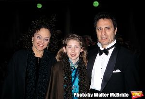 Valerie Harper with her husband and daughter Attending the Broadway opening of BIG at Photo