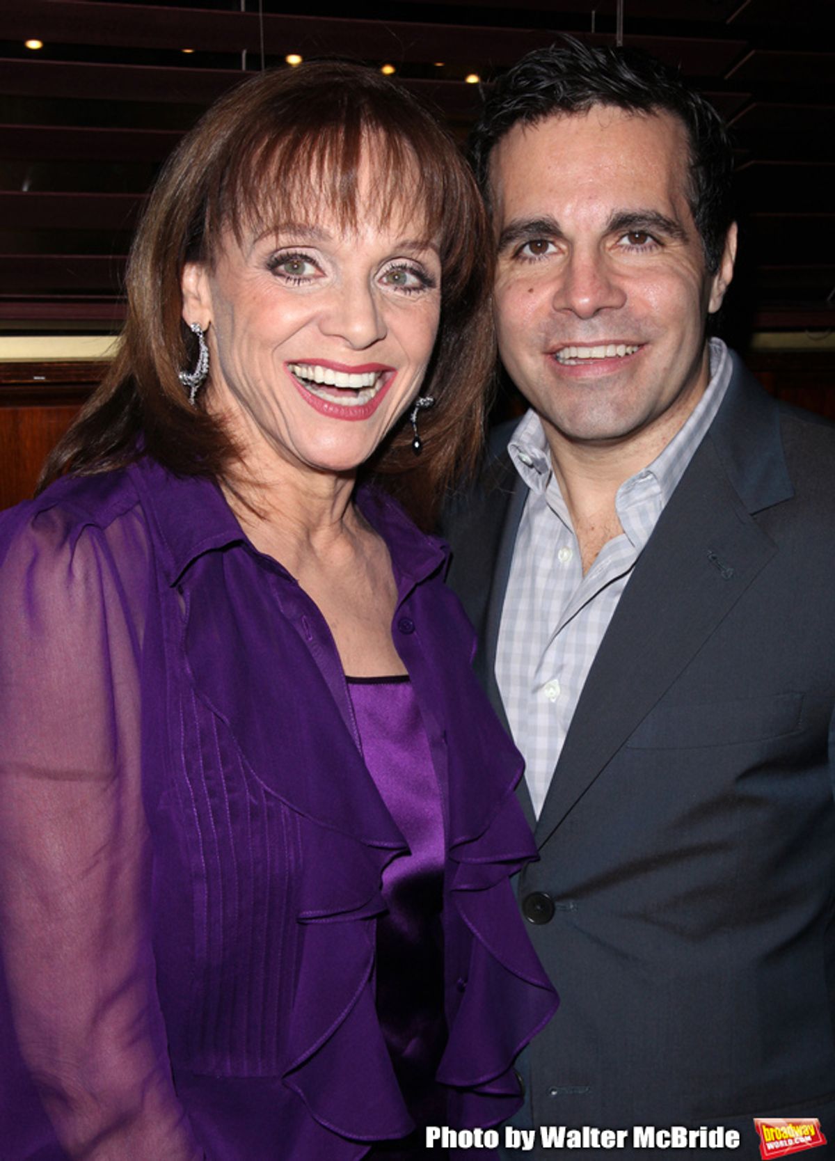 Valerie Harper & Mario Cantone attending the Broadway Opening Night After Party for 'Looped' at Sardi's Restaurant in New York City.
March 14, 2010 at 