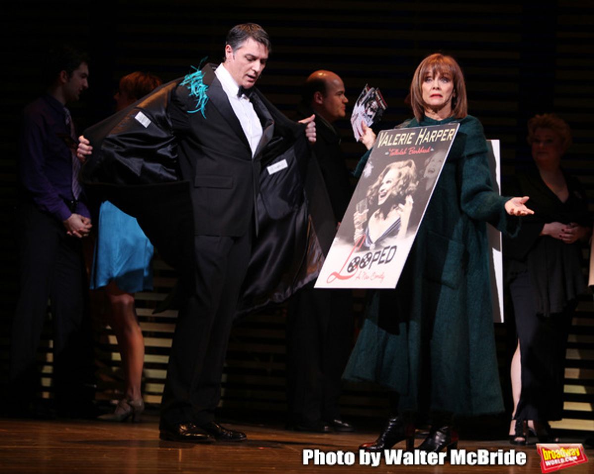 Robert Cuccioli & Valerie Harper performing in BROADWAY BACKWARDS 5 - One Night Only Concert produced by Broadway Cares/Equity Fights Aids
and benefiting BC/EFA & The Center at The Vivian Beaumont Theatre in New York City.
February 22, 2010 at 