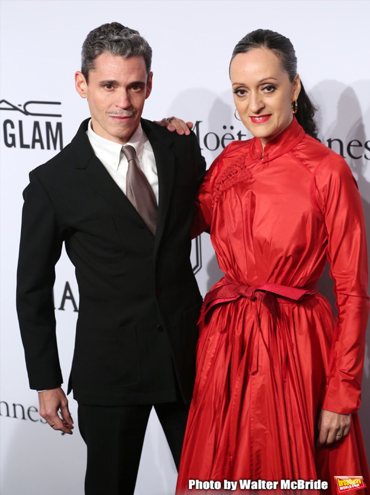 Ruben Toledo and Isabel Toledo attend the 2015 amfAR New York Gala at Cipriani Wall Street on February 11, 2015 in New York City. at 