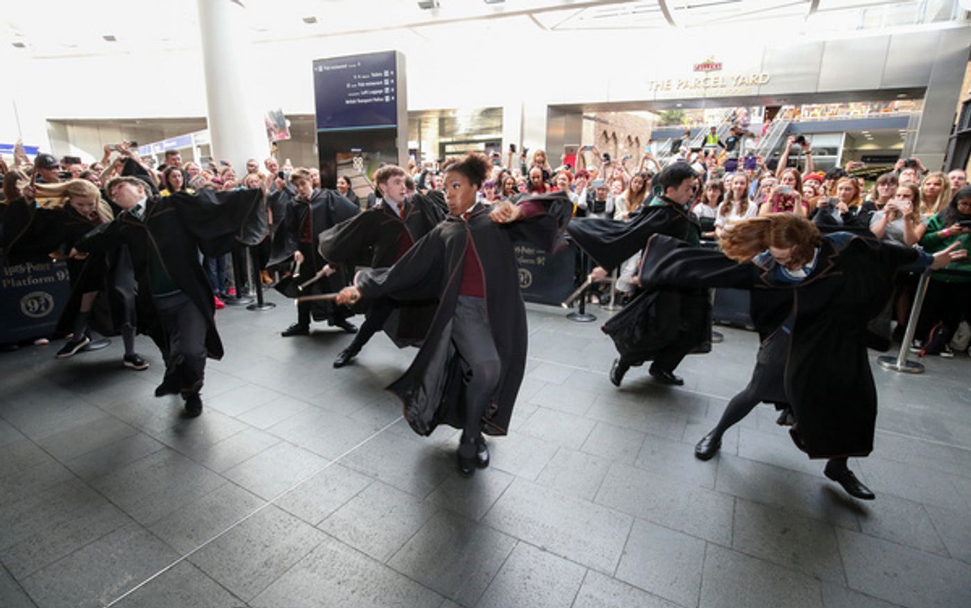 Photo Flash: HARRY POTTER AND THE CURSED CHILD Celebrates The Annual Hogwarts Express Countdown At King's Cross  Image