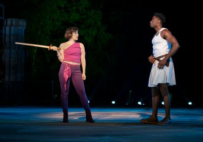 Krysta Rodriguez and Jelani Alladin Photo