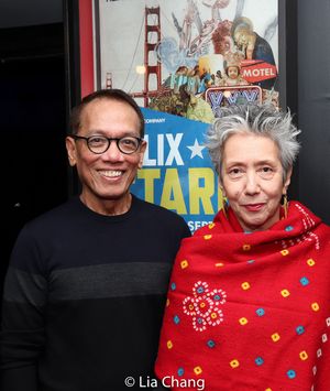 Composer Fabian Obispo, Playwright Jessica Hagedorn Photo