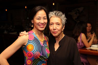 Lia Chang and Jessica Hagedorn. Photo by Garth Kravits Photo