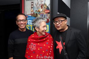 Composer Fabian Obispo, Playwright Jessica Hagedorn, Author Lysley Tenorio, who wrote Photo