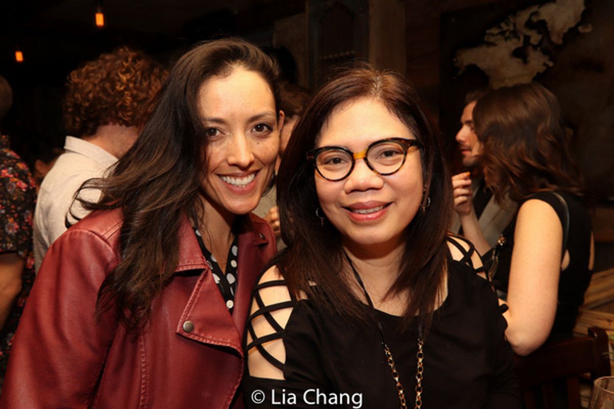 Associate Producer Sarah Hanlon and Production Stage Manager Cristina Sison at 