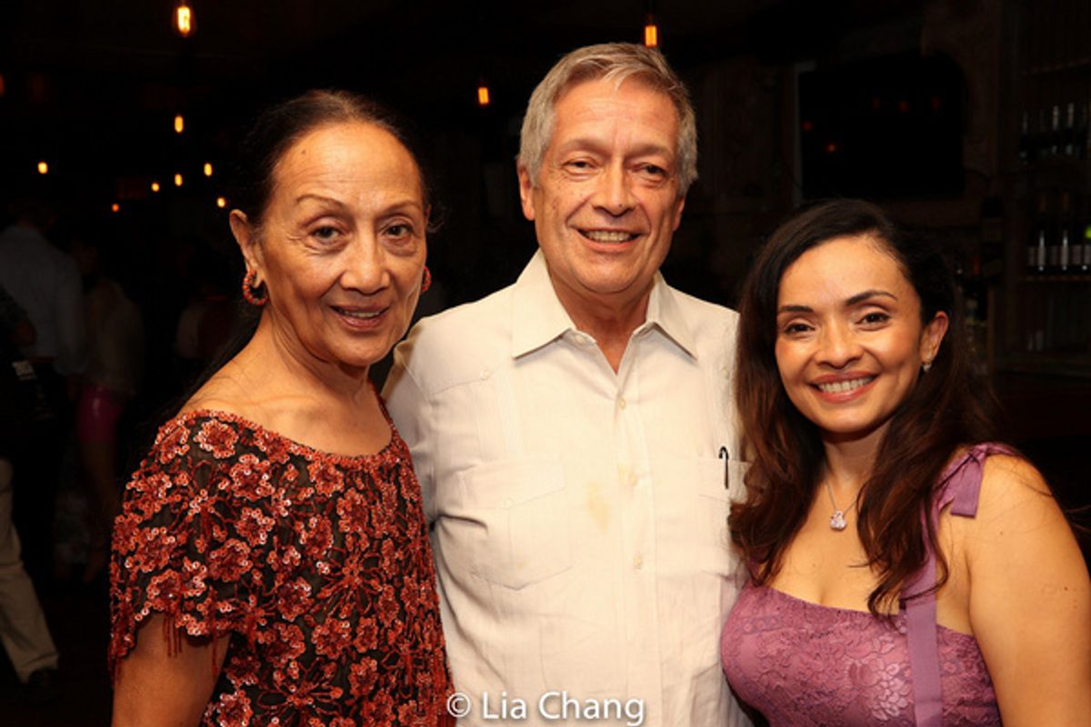 Ching Valdes-Aran, Jorge Ortoll, Francisca Mu oz at 