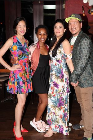 Lia Chang, Mirirai Sithole, Diane Phelan and Brian Kim. Photo by Garth Kravits Photo