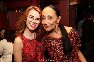 Assistant Stage Manager Samantha McCann and Ching Valdes-Aran Photo