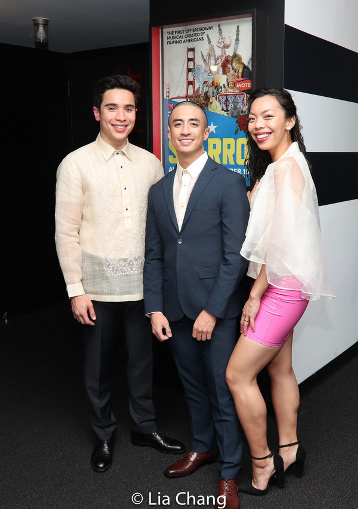 Nacho Tambunting, Ryan James Ortega, Caitlin Cisco at 