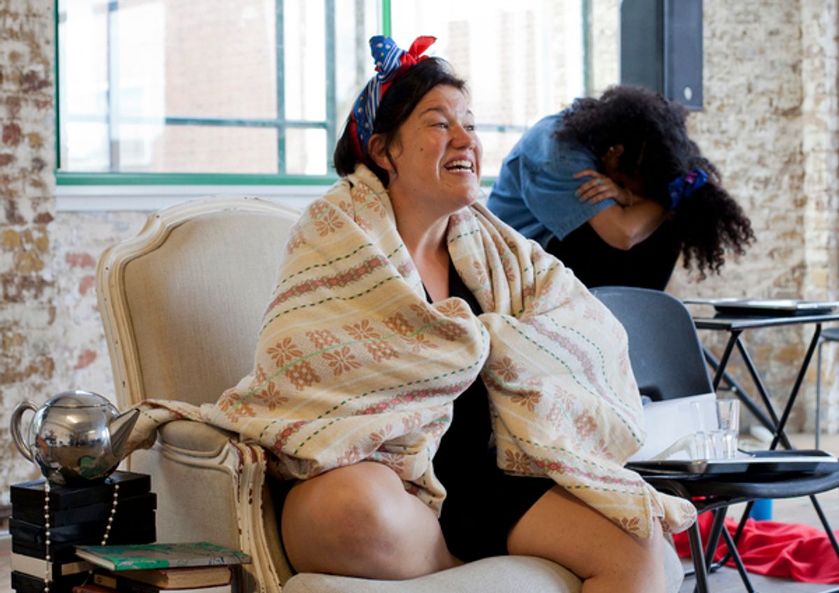 Beverley Rudd and Natasha Cottriall at 