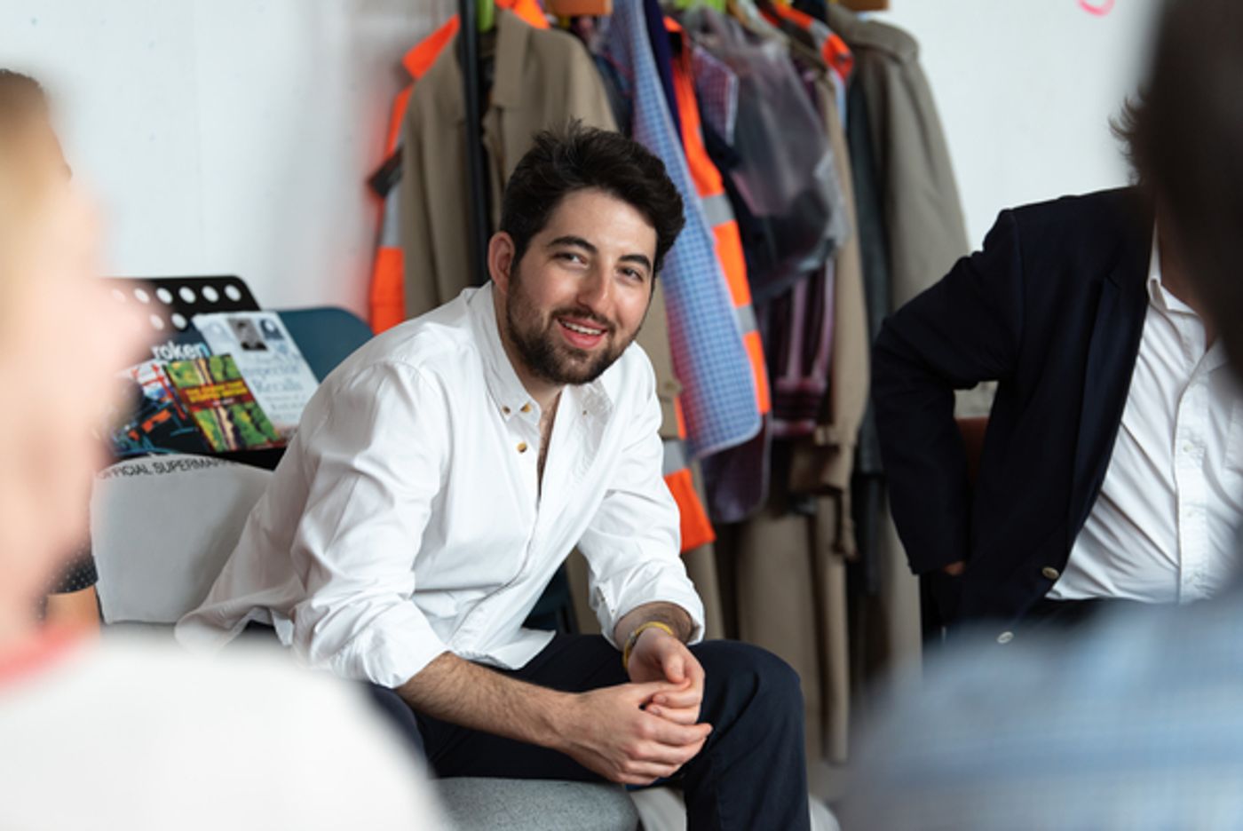 Photo Flash: Inside Rehearsal For THE PERMANENT WAY at The Vaults  Image