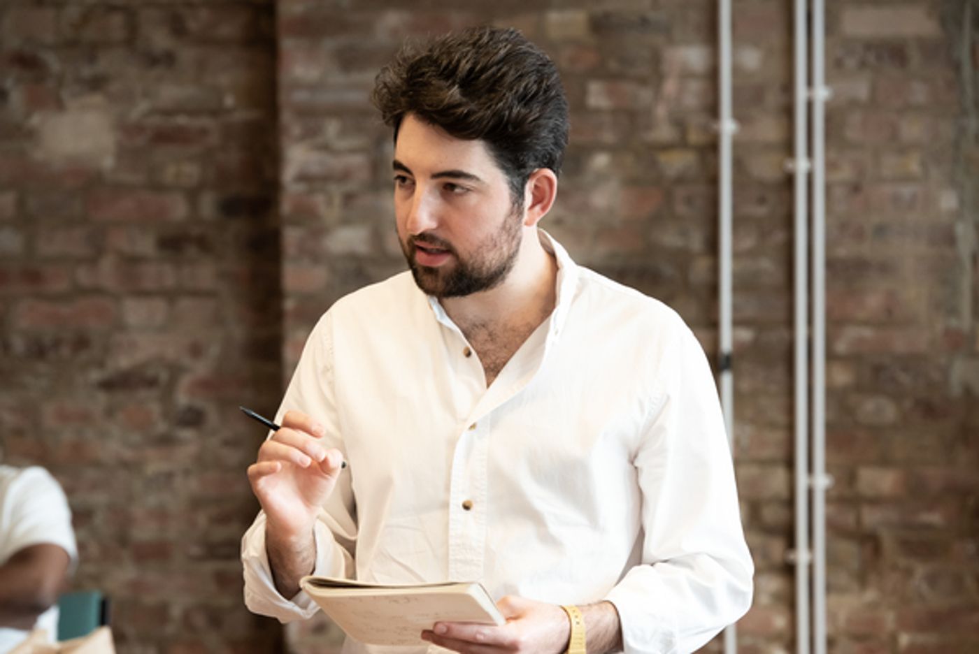 Photo Flash: Inside Rehearsal For THE PERMANENT WAY at The Vaults  Image