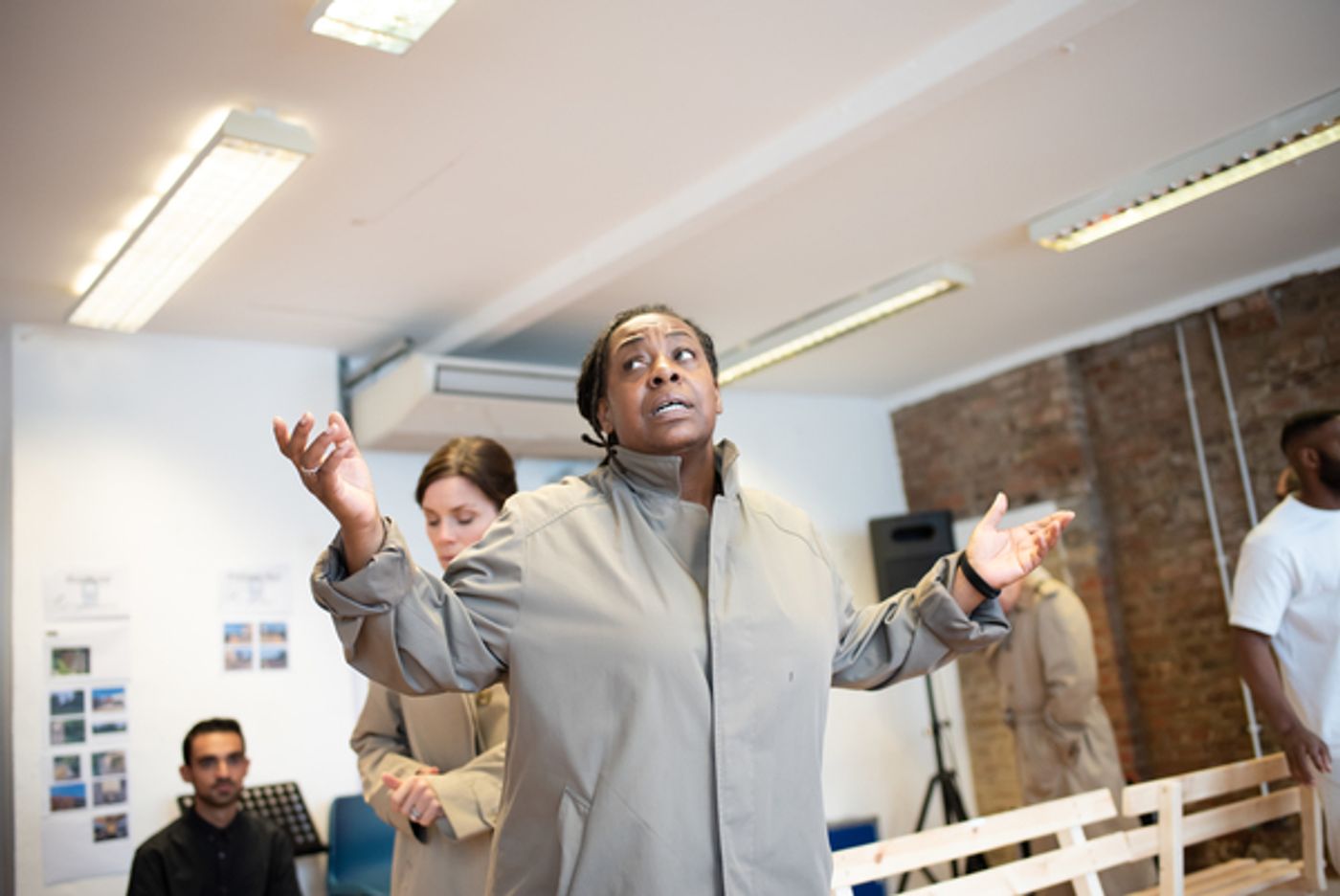 Photo Flash: Inside Rehearsal For THE PERMANENT WAY at The Vaults  Image