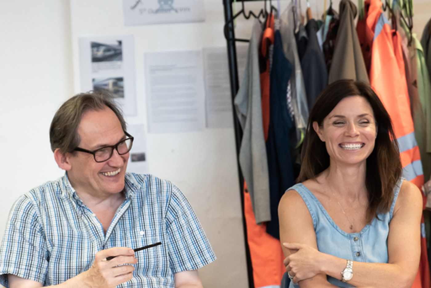 Photo Flash: Inside Rehearsal For THE PERMANENT WAY at The Vaults  Image