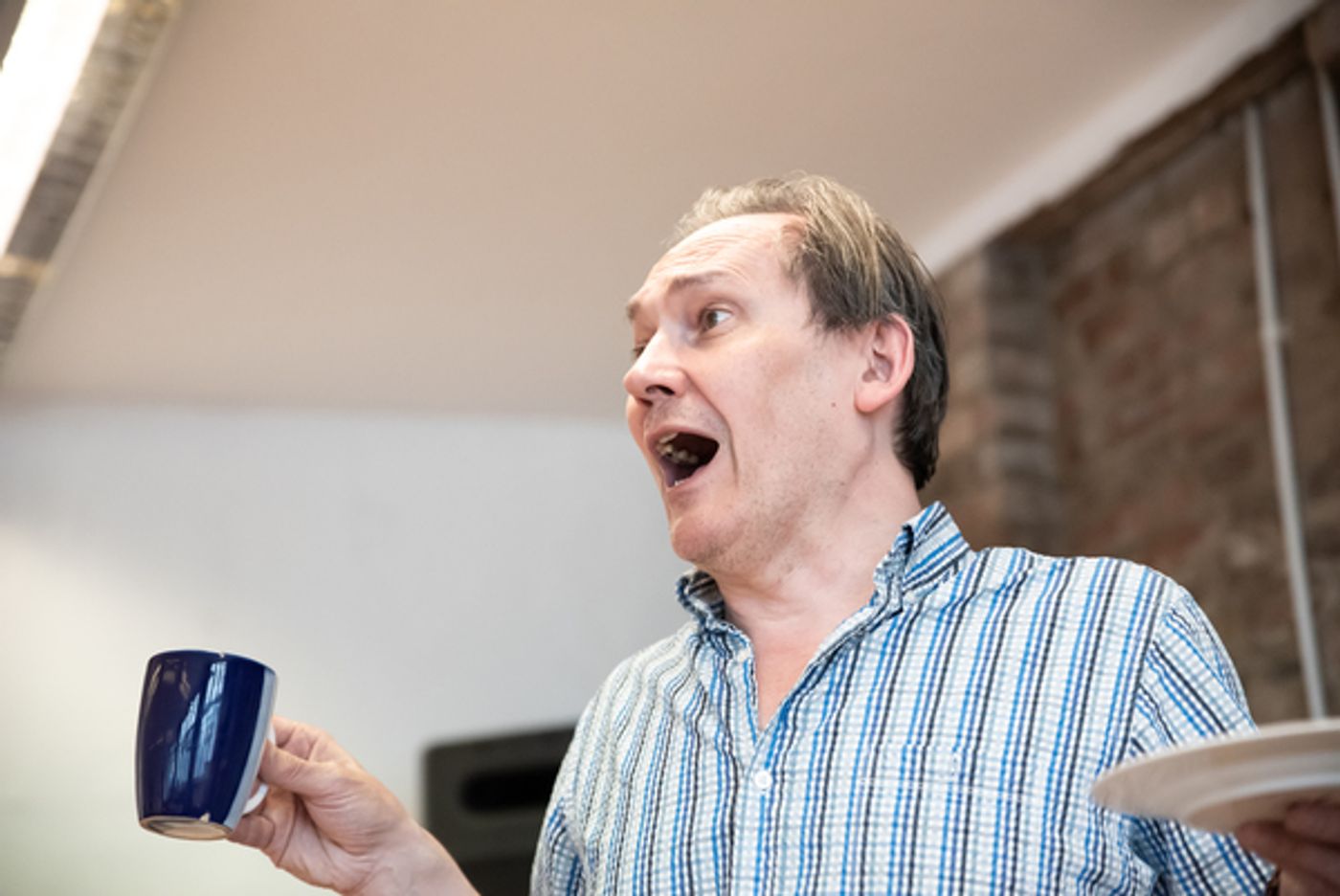 Photo Flash: Inside Rehearsal For THE PERMANENT WAY at The Vaults  Image