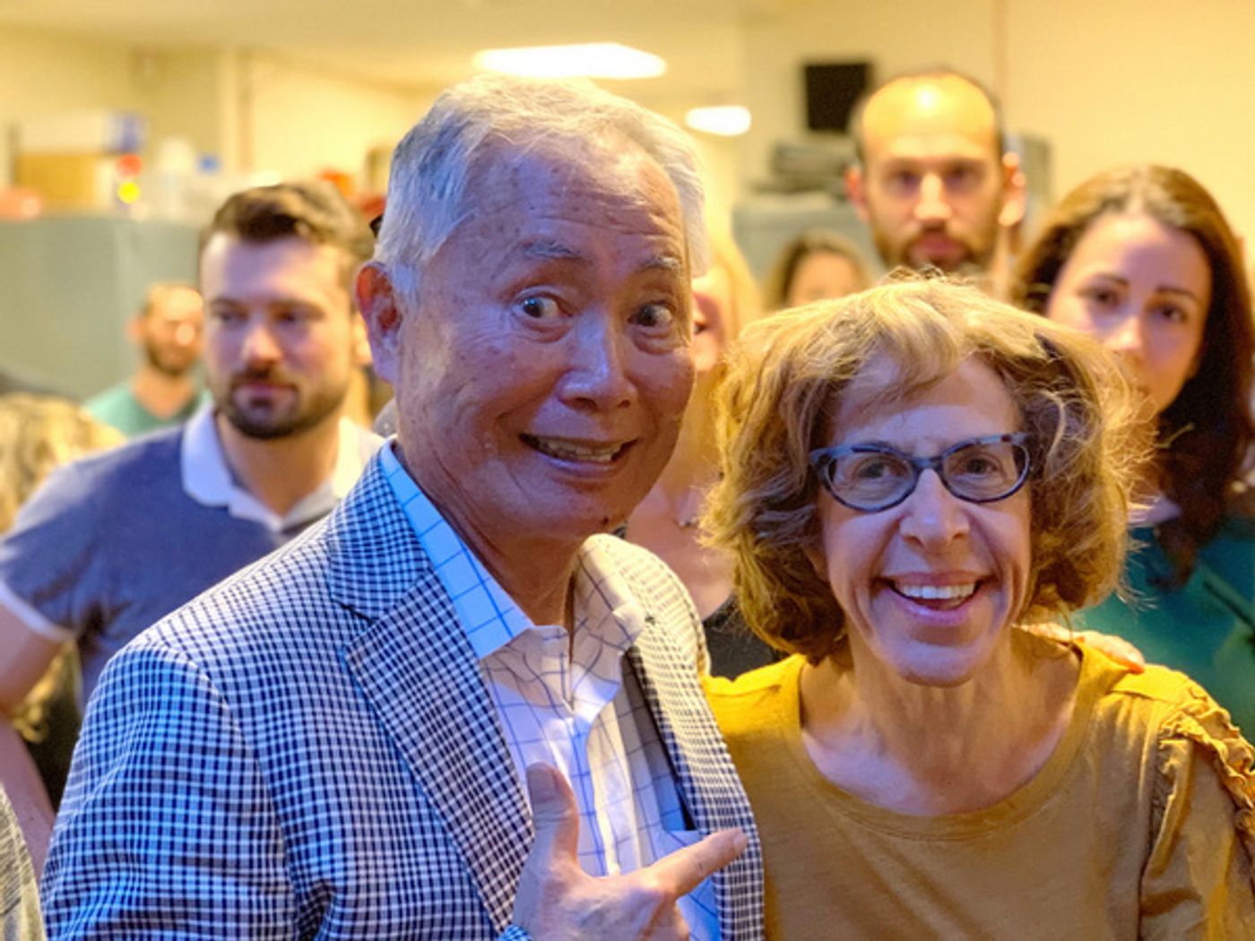 Photo Flash: George Takei Visits FIDDLER ON THE ROOF IN YIDDISH  Image