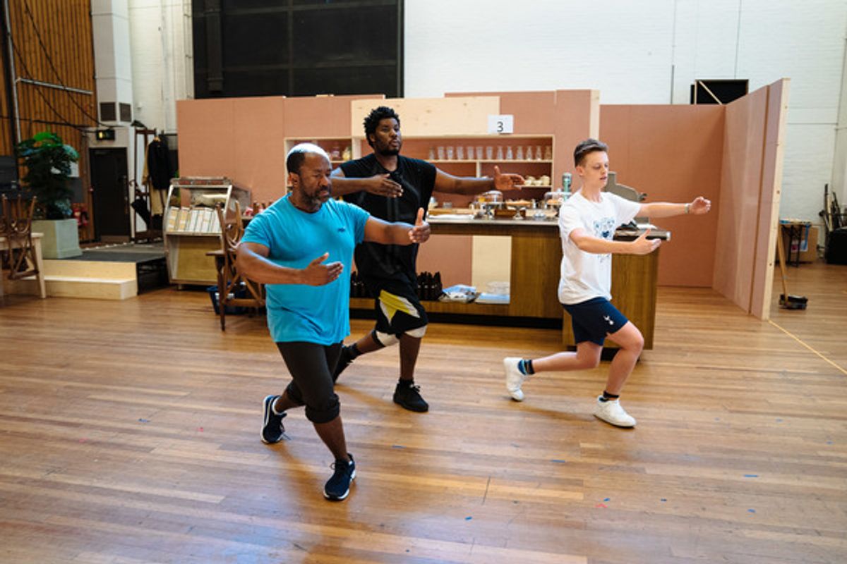 Lucian Msamati, Hammed Animashaun, Anson Boon at 