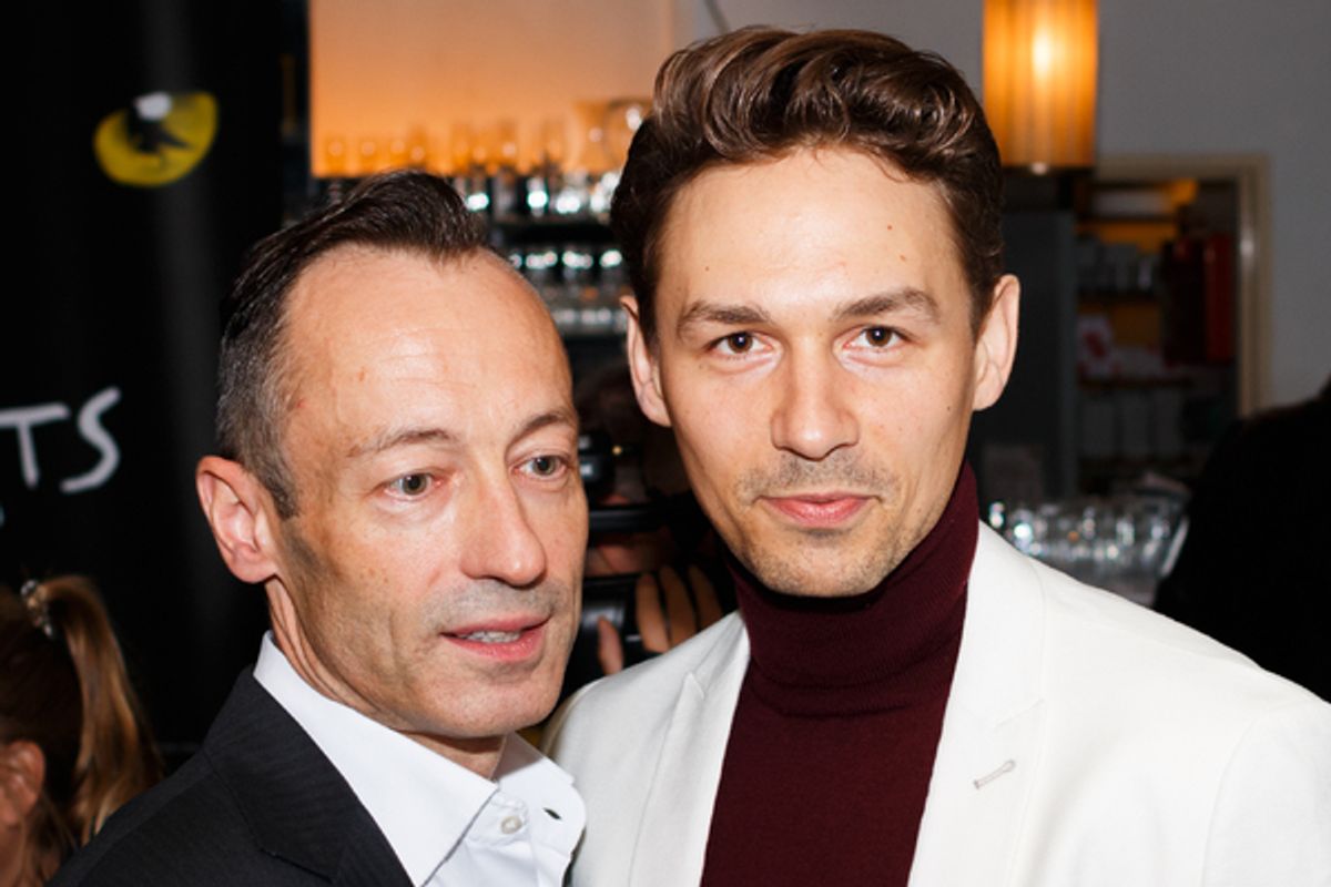 Artistic Director Christian Struppeck with Dominik Hees ( Rum Tum Tugger) at 