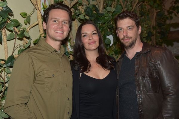 Jonathan Groff, Tammy Blanchard and Christian Borle Photo